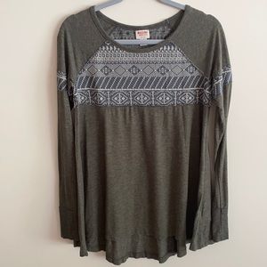 Mossimo Forest Green Long-sleeve